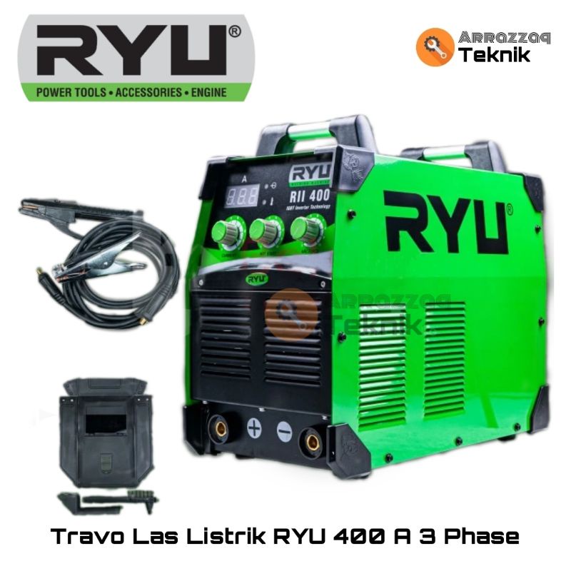 Mesin Travo Las Listrik RYU 400 A 3 Phase - Trafo Las 400A MMA IGBT