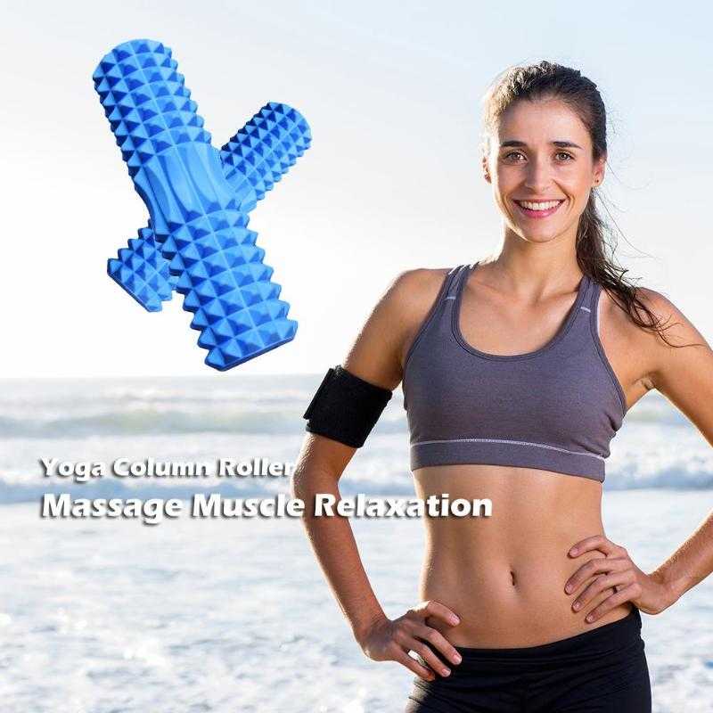 Roller Alat bantu Yoga Hollow Column Foam Gym Exercise - D334