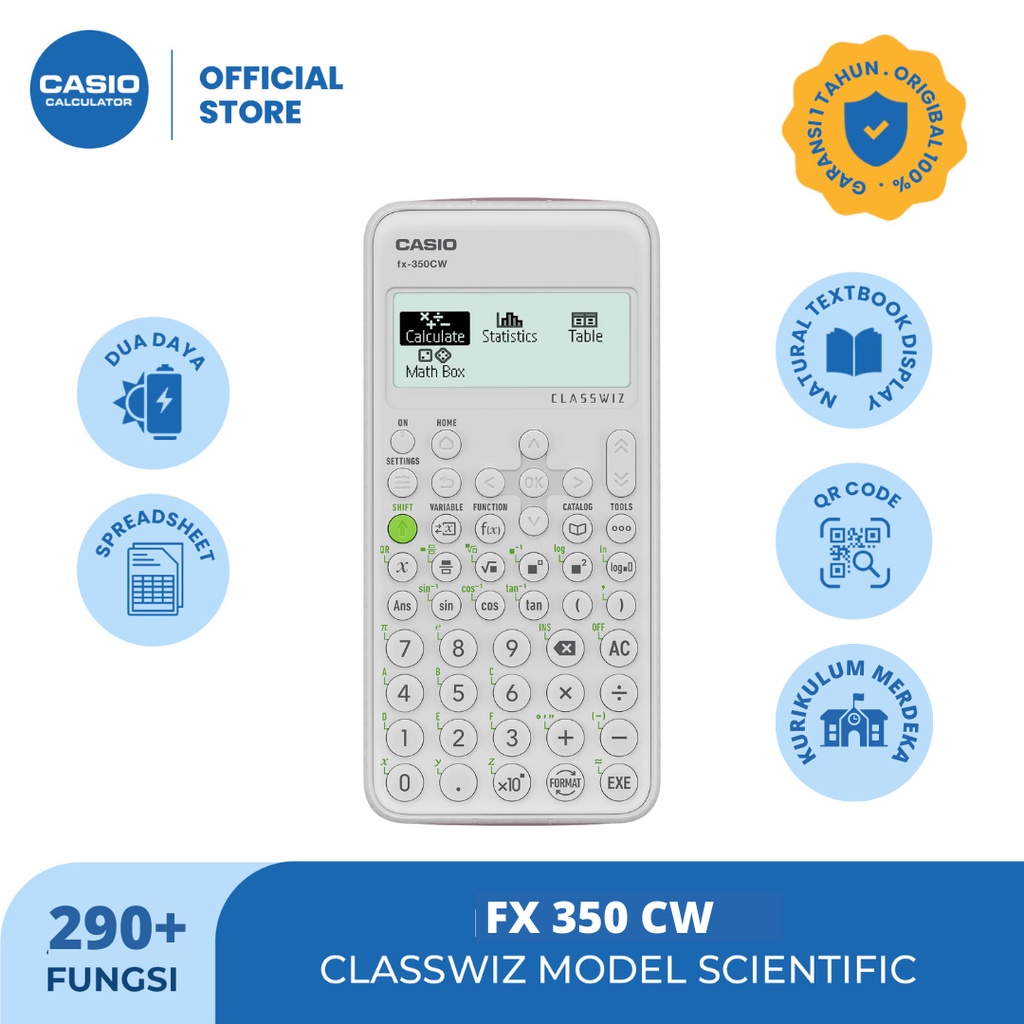 

kalkulator Casio Scientific Classwiz FX-350CW