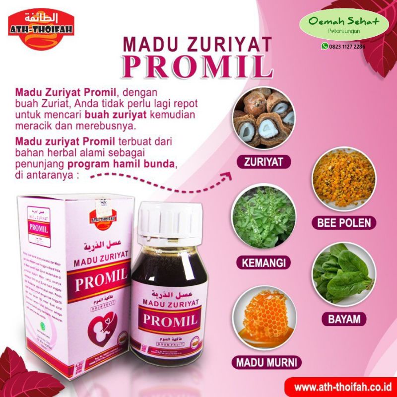 Madu Zuriyat PROMIL Ath Thoifah -- madu promil