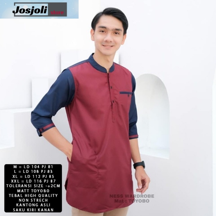 JOSJOLI_STORE/Baju Koko Taror/Pakaian Muslim Pria Dewasa/Fashion Muslim/M L XL XXL