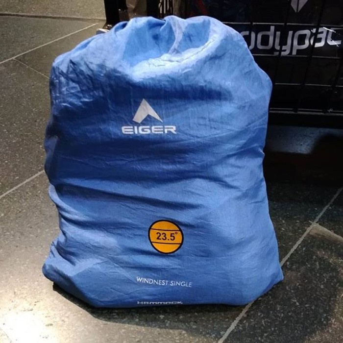 Hammock Hammock Eiger Windnest Single Blue Biru 91000 3283 Original Keren Kuat
