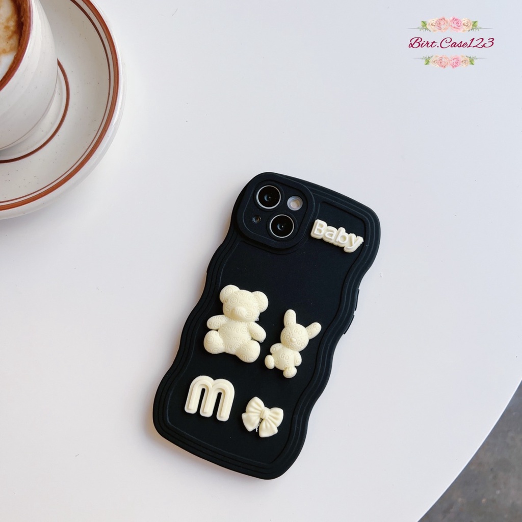 Y026 SOFTCASE 3D KARAKTER RABBIT MODEL GELOMBANG WAVE FOR XIAOMI REDMI 5A 6A 8 8A PRO 9A 9C 10A 9T NOTE 5 7 8 9 10 11 12 PRO 5A PRIME POCO M3 X3 M4 M5 PRO MI A1 PLUS BC7018