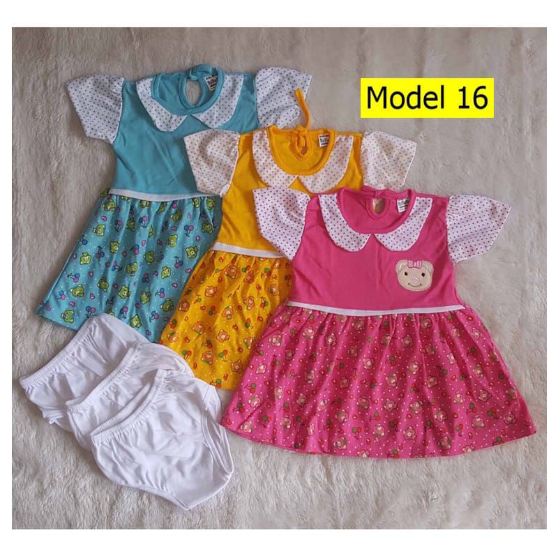 [part 2] Setelan Baju Bayi Perempuan / SETELAN Dress Bayi Usia 3 - 18 Bulan PREMIUM SYIFANA