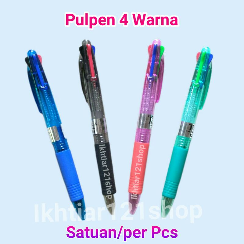 

Pulpen 4 Warna/Bolpen 4 Colour in 1 Berkualitas