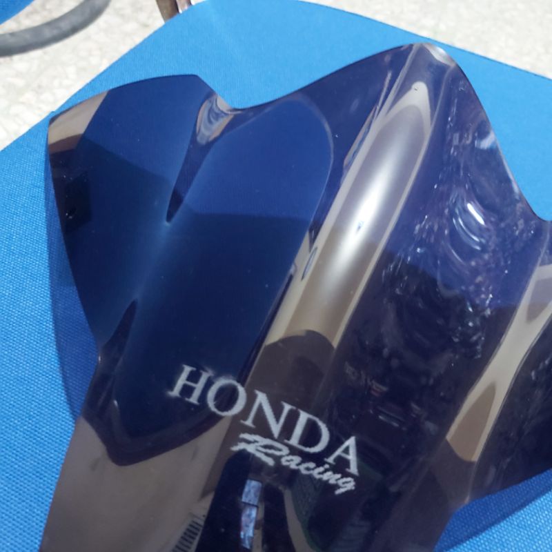 visor honda sonic, visor sonic, windshield sonic 150 bahan mika tebal anti pecah