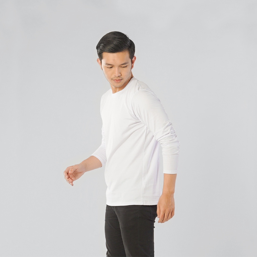 KAOS POLOS COTTON COMBED PREMIUM PE SOFT LENGAN PANJANG