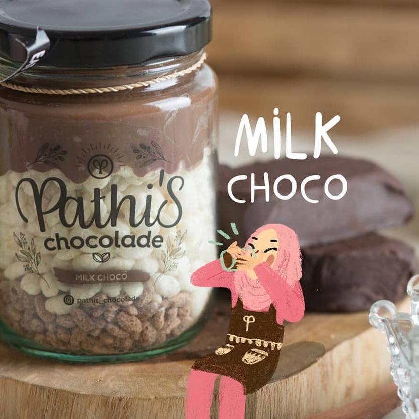 

NEW | JKH|MILK CHOCO - Pathis Chocolade Chocolate In Jar Cemilan Coklat Lumer Choco Crunchy