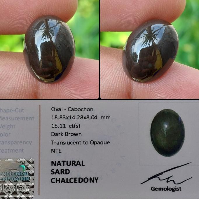 

Batu Akik Kecubung Yaman Coklat Asli Natural