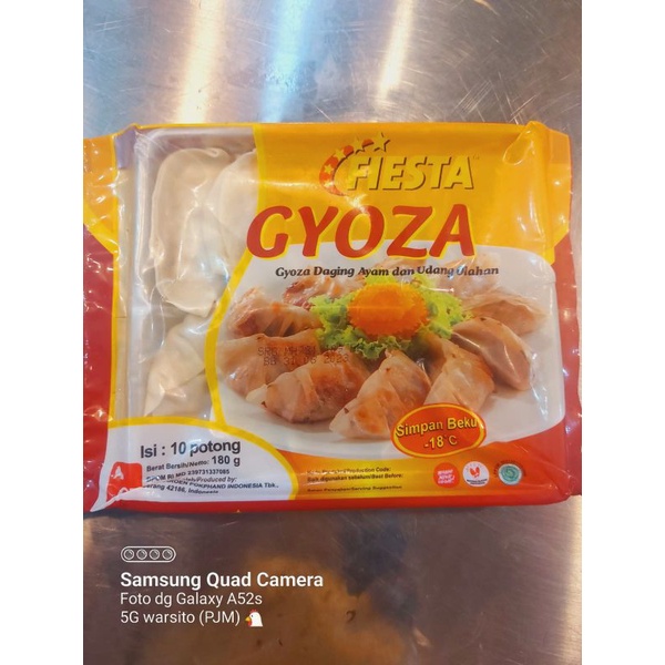 

Fiesta Gyoza Daging Olahan 180gr