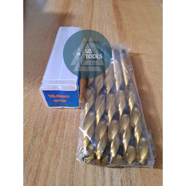 MATA BOR BESI HSS DRILL BIT GOLD 10 MM