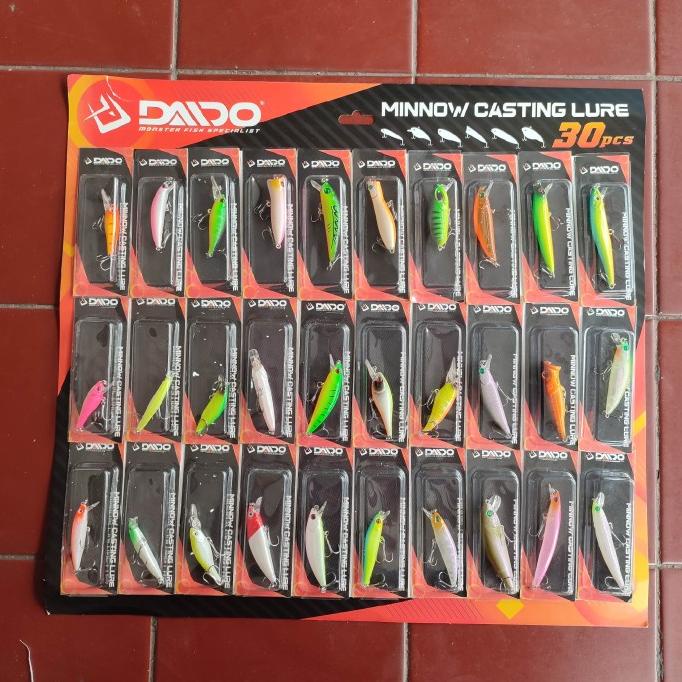 Minow Casting Lure / Umpan Pancing Daido 1 SET MURAH ---READY STOCK---