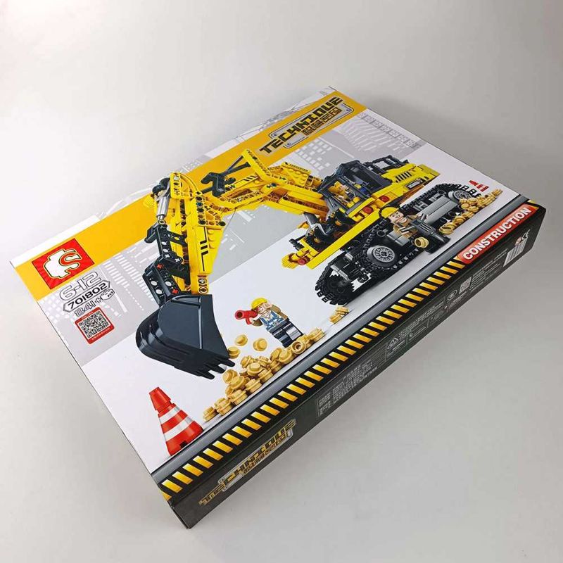 Sembo Building Blocks Mainan Engineering Bulldozer 841PCS - 701802