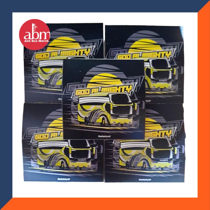 5 pcs Sticker Bus Stiker Bis Handoyo