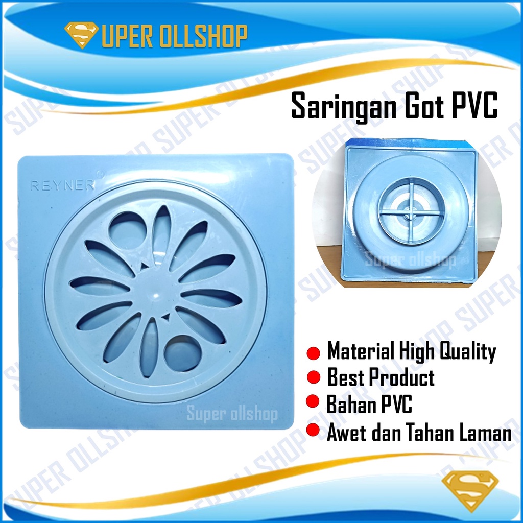 Saringan Got / Sarangan Got Plastik Pvc / Floor Drain Saringan Got Kamar Mandi Pvc Tebal Termurah