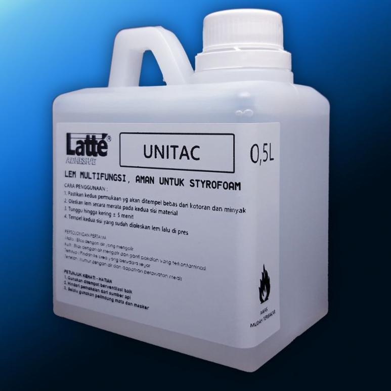 

Jual lem styrofoam cair LATTE UNITAC 500 gr untuk gabus prakarya 7896