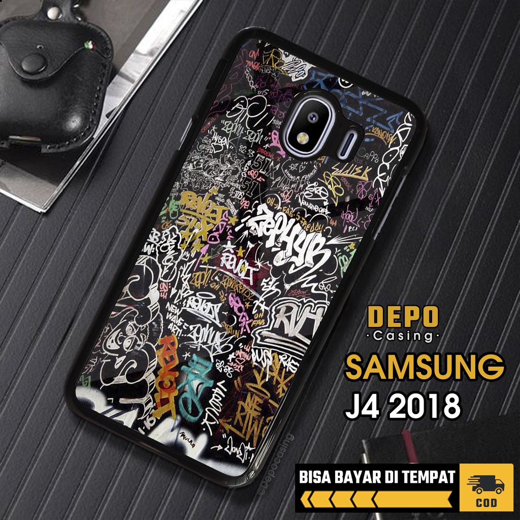 Case Samsung J4 2018 Casing Samsung J4 2018 Depo Casing [GRFY] Case Glossy Case Aesthetic Custom Cas