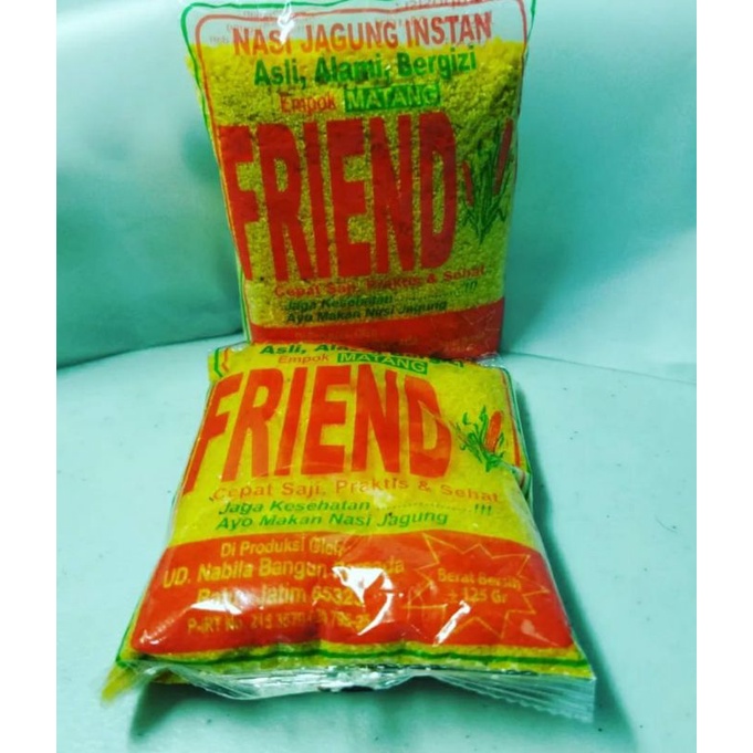 

Nasi jagung FRIEND125 gr / Sego jagung / Ampok