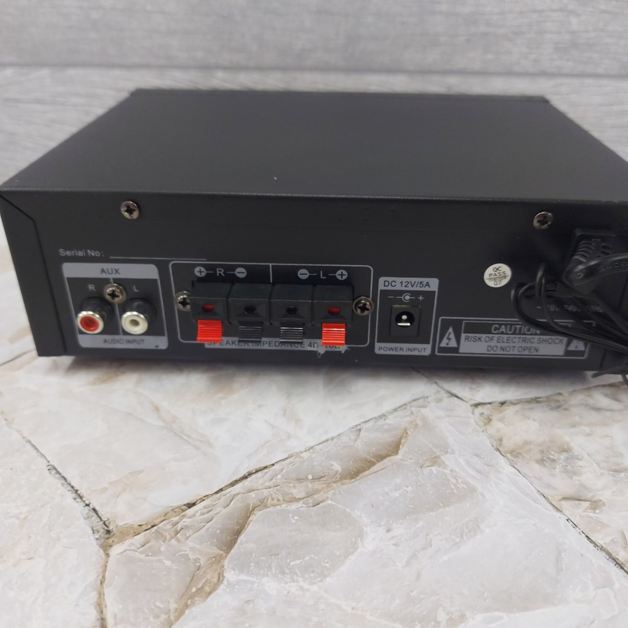 Amplifier Bluetooth Karaoke USB Fleco D16 ORIGINAL