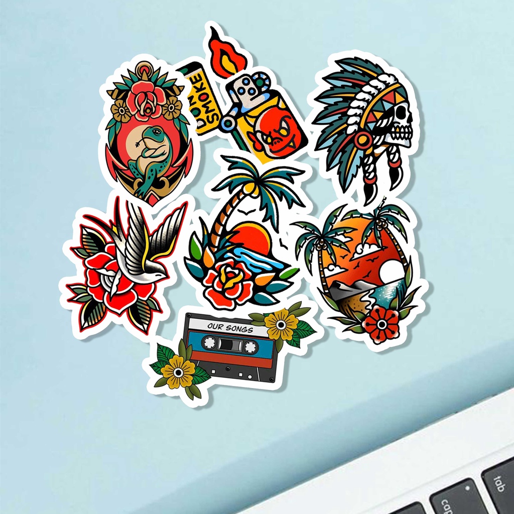 

Sticker Astek Aesthetic Stiker Waterproof (7pcs)