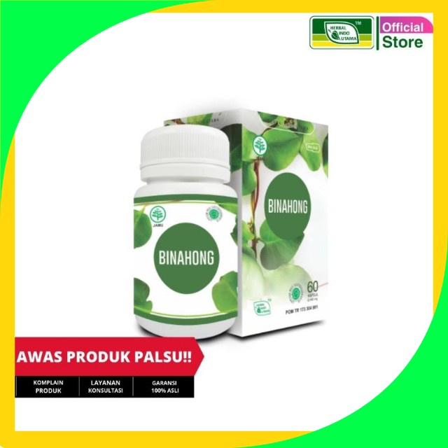 Kapsul Daun Binahong 60kp Hiu Obat Patah Tulang Penyembuhan Luka