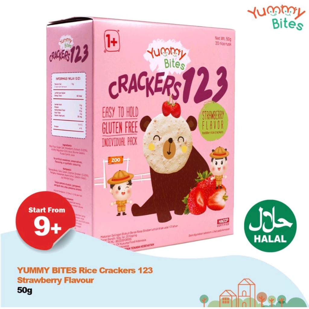 YUMMY BITES CRACKERS 123 / YUMMY BITES