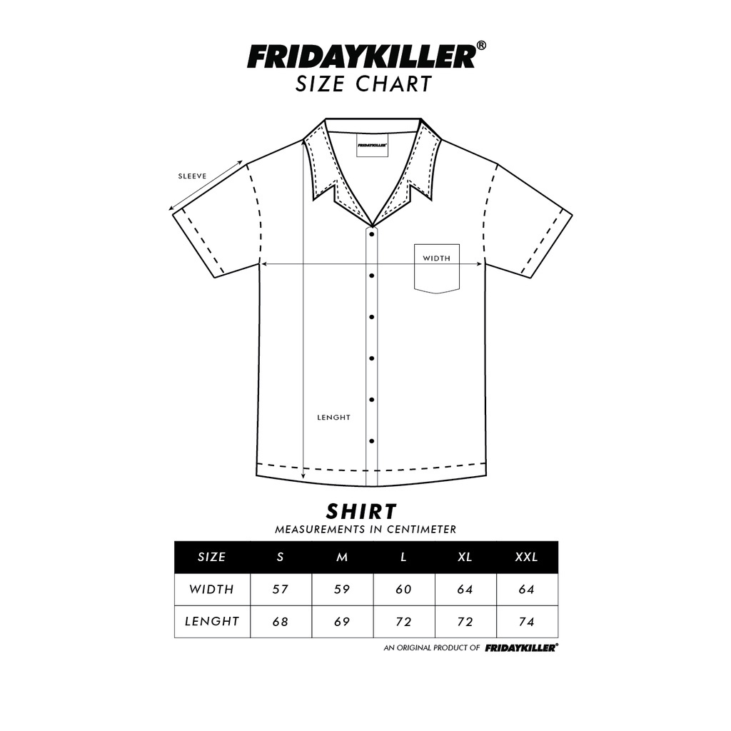 KEMEJA SPECIAL FRIDAY KILLER X LARA ATI | DISRUPTIVE WHITE SH