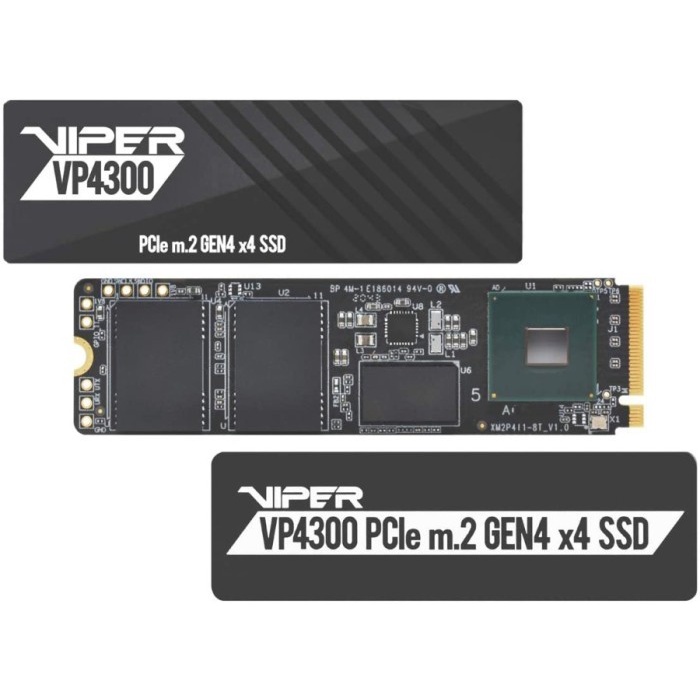 Patriot Viper VP4300 1TB M.2 2280 PCIe Gen4 x 4 - SSD