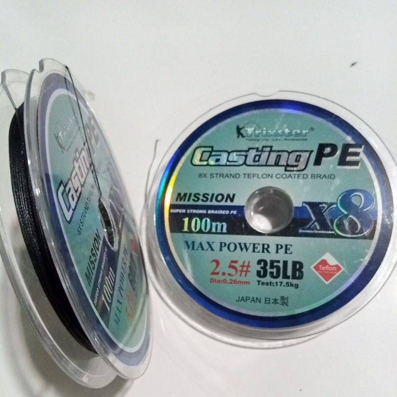 SENAR PE CASTING X8 TRXSTER MAX POWER