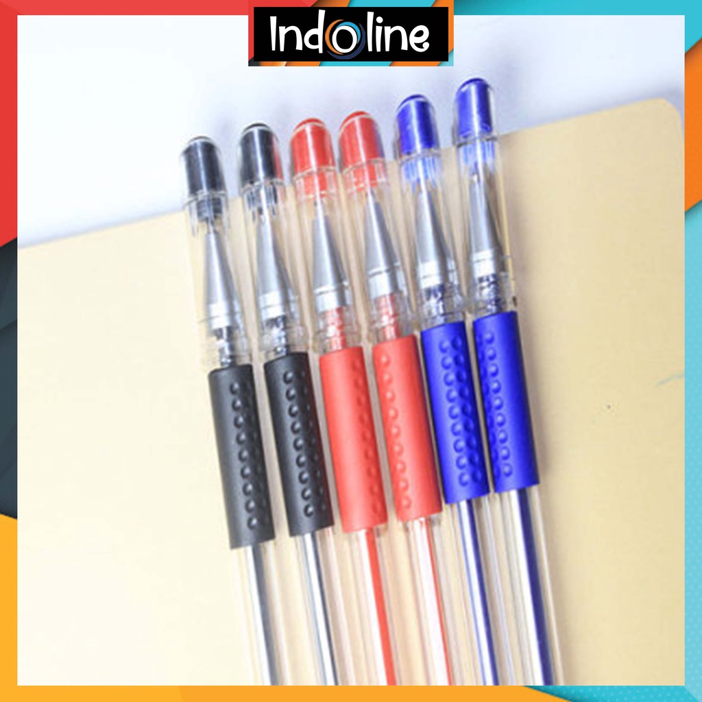 

✔️ Pulpen Sekolah Kantor Mata Pena Bullet 0.5mm Import Import COD