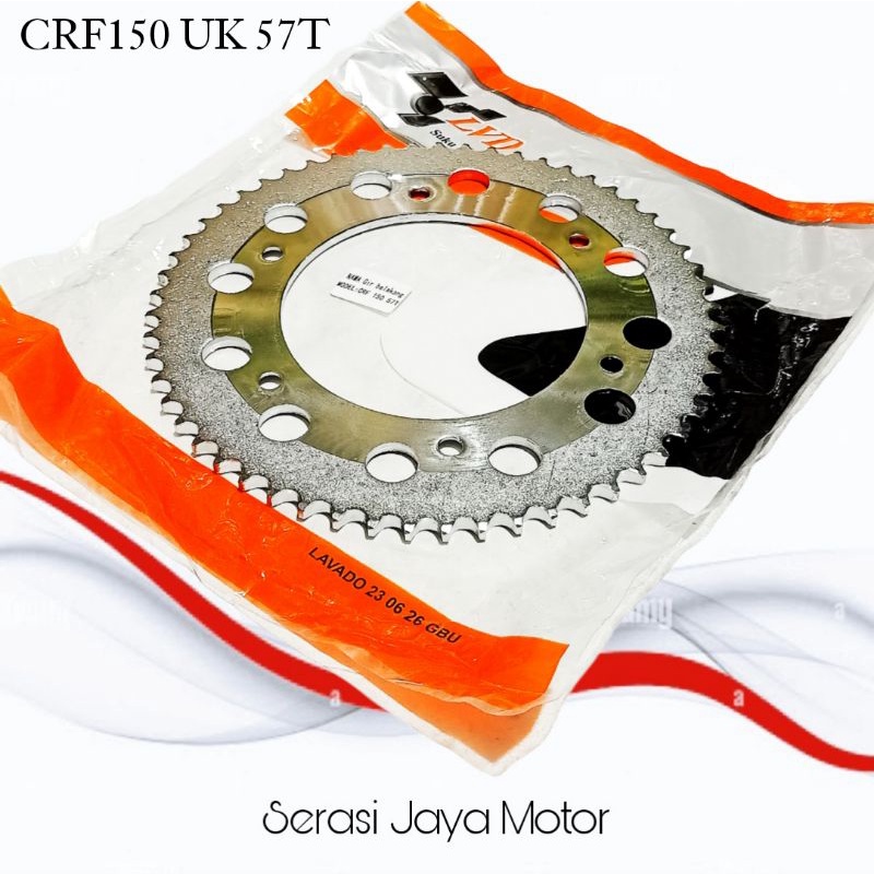 GEAR GIR BELAKANG CRF 150 57T