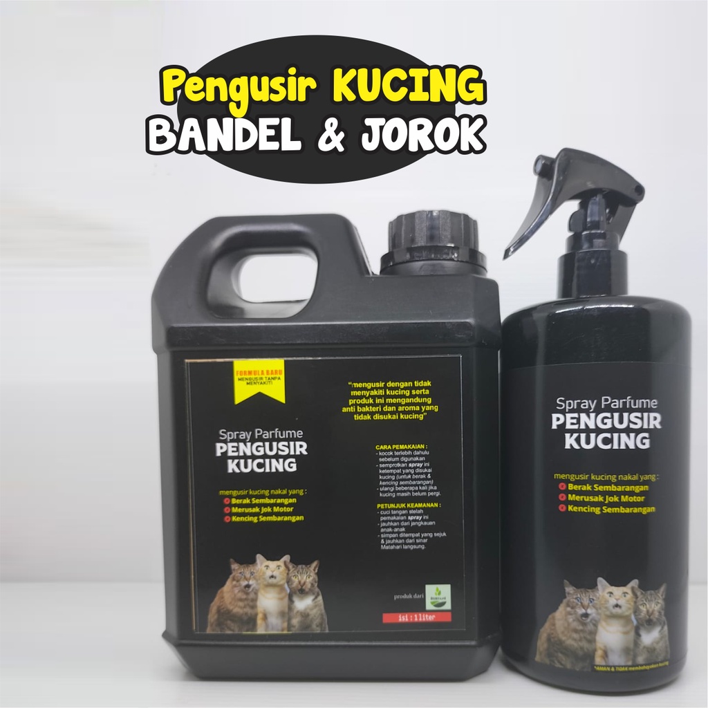 PENGUSIR KUCING LIAR Berak dan Pipis Sembarangan | Cat Repellent Spray