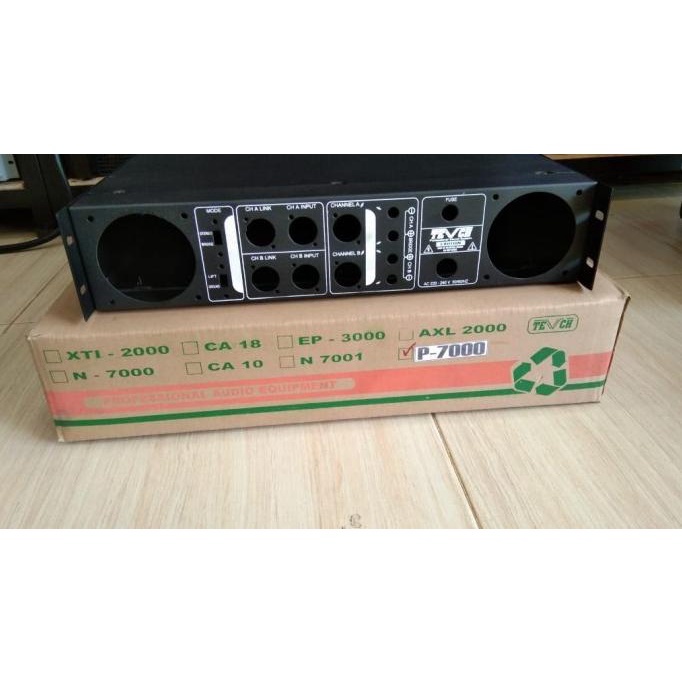 BOX POWER AMPLIFIER 2channel P 7000 Box power amplifier 2u P7000 .