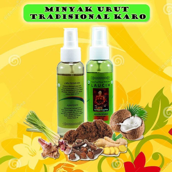 Minyak Karo Laucih Alun Hijau (Untuk Bayi) 100 Ml / Minyak Urut