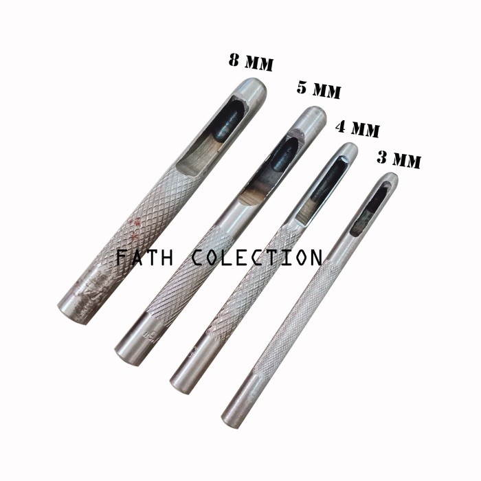 

Kol Plong Pembolong Kulit / Alat Pembuat Lubang / Plong 3 Mm 4 Mm 5 M 8 Mm