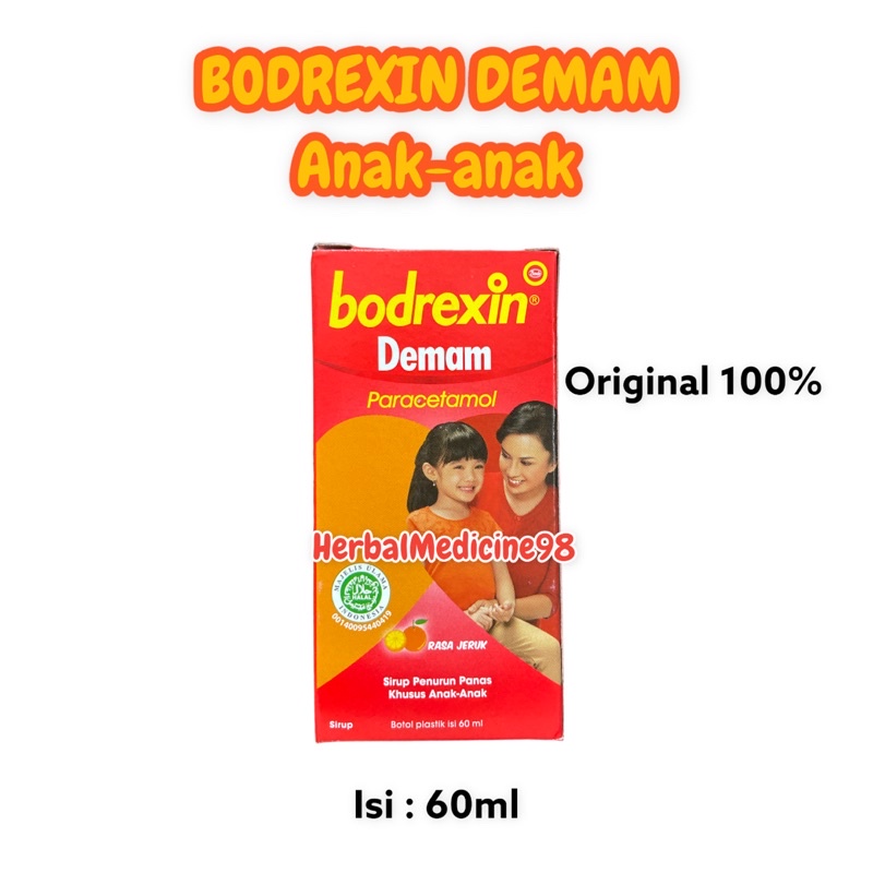 BODREXIN DEMAM PARACETAMOL - obat demam anak