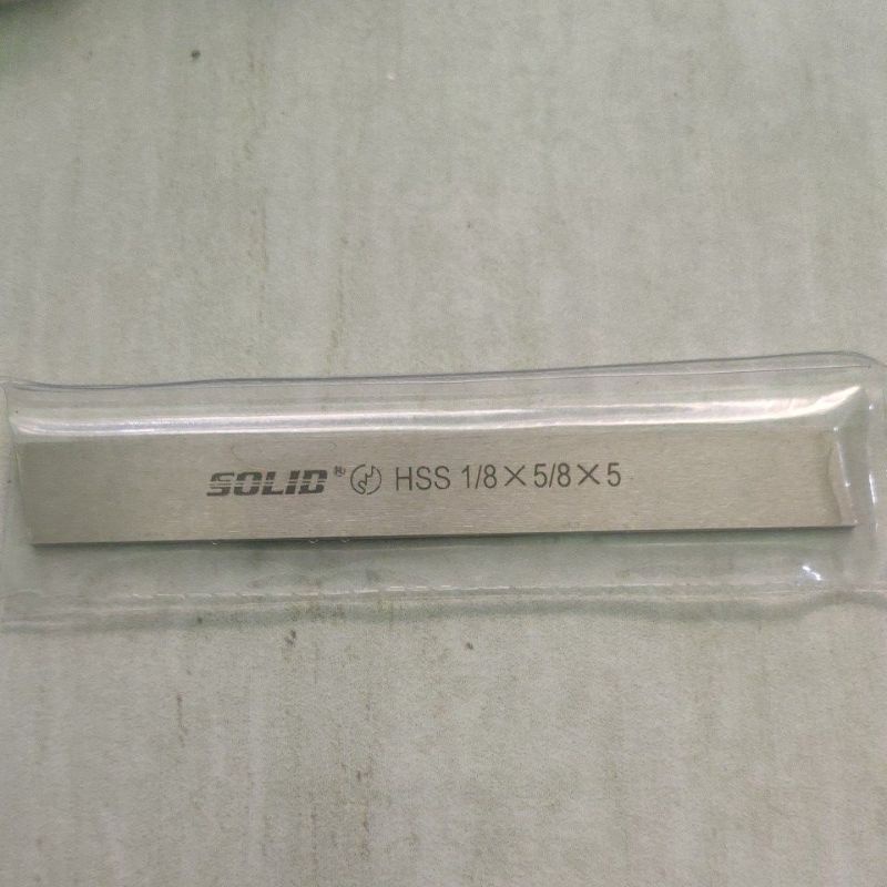 pahat bubut SOLID HSS 1/8 x 5/8 x 5 pahat potong hss solid