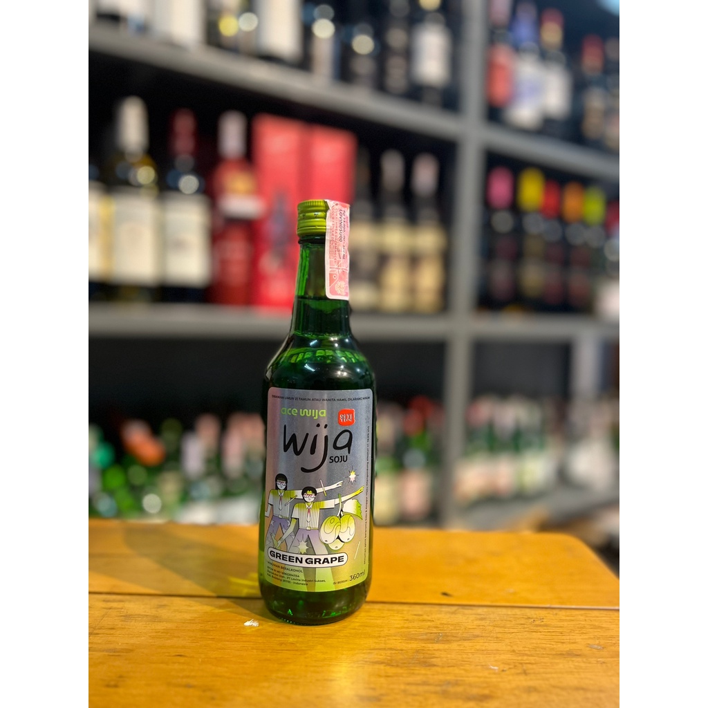 SOJU WIJA GREEN GRAPE / ANGGUR HIJAU 360 ML