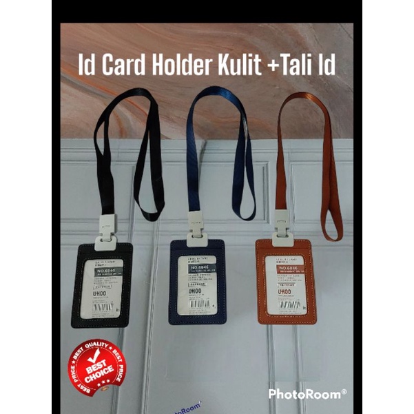 

Name Tag Kulit UHOO Id Card Holder Kulit Gantungan Kartu Nama Kulit Nametag Id Card Holder