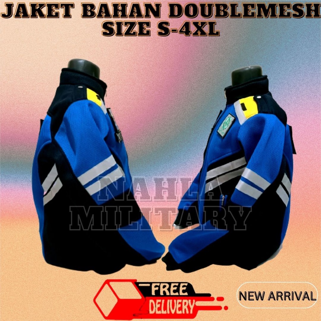PROMO ROMPI SECURITY TERBARU/JAKET JASAMARGA TERBARU/JAKET JASAMARGA-TEBAL/DOUBLEMESH/JAKET-ROMPI