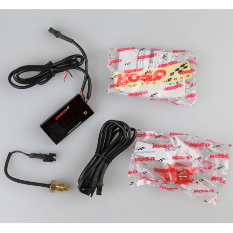 OTOHEROES Termometer Digital Pengukur Suhu Air Radiator Mesin Motor