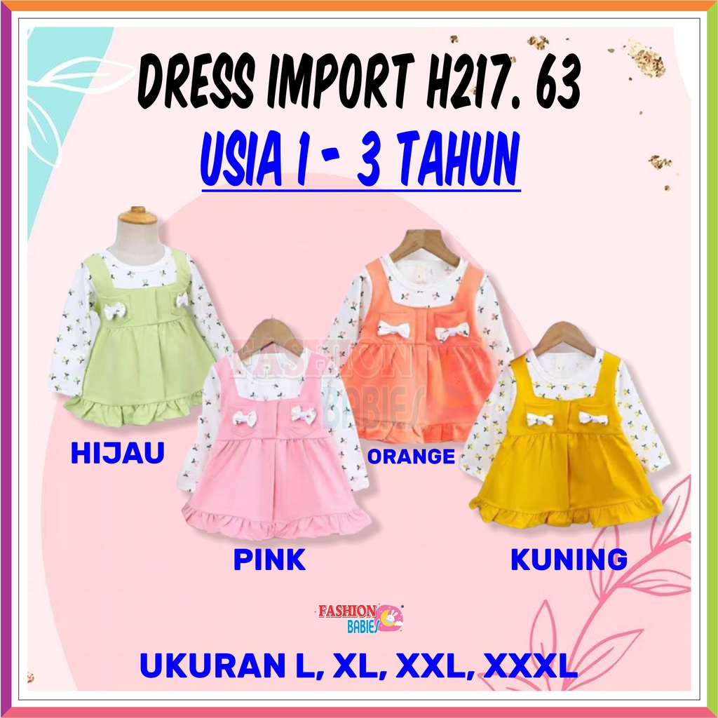 ❤ Fashionbabies ❤ DRESS IMPORT ANAK PEREMPUAN / DRESS CHERRY PITA / DRESS ANAK