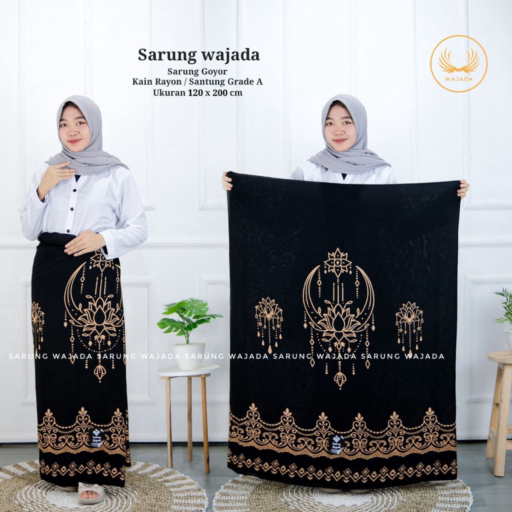 [BIG SIZE] Sarung wanita / sarung batik goyor gloyor tebal  mbak santri muza aqil wajada exclusive