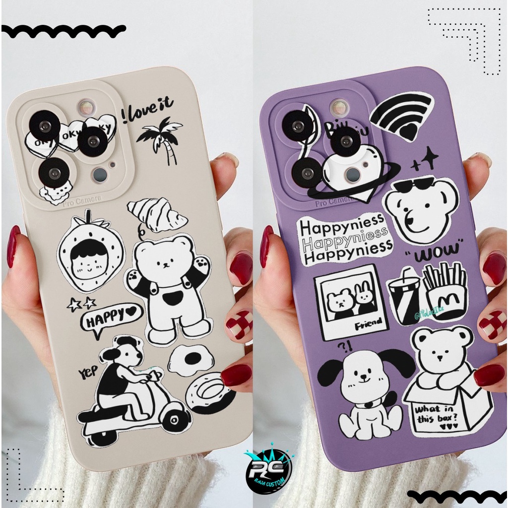 CUSTOM CASE SOFTCASE SILIKON PROCAMERA BIUBIU CUSTOM VIVO Y12 Y16 Y12S Y20 Y21S Y91 Y91C V25 V25E Y2
