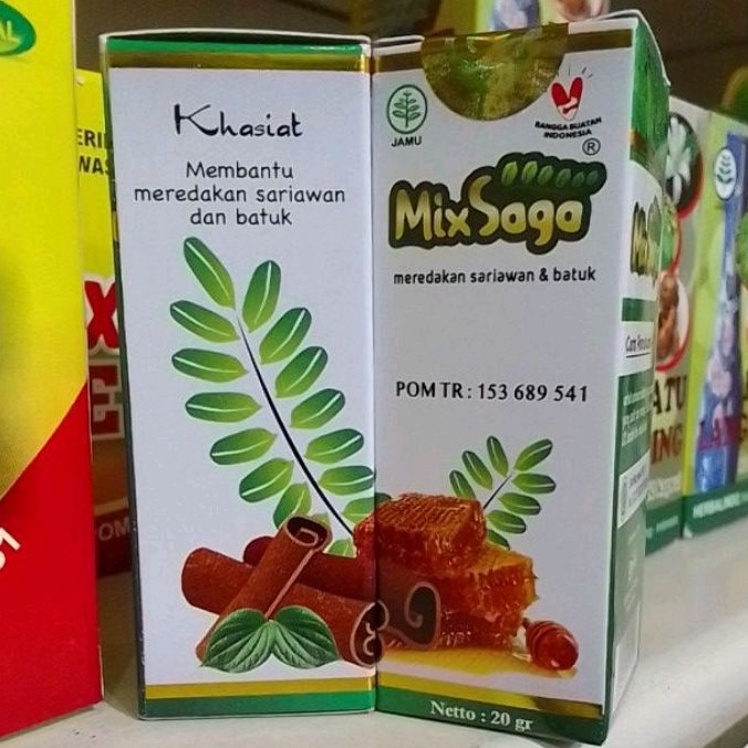 

Saga Mix Herbal Sariawan Batuk Panas Dalam Radang