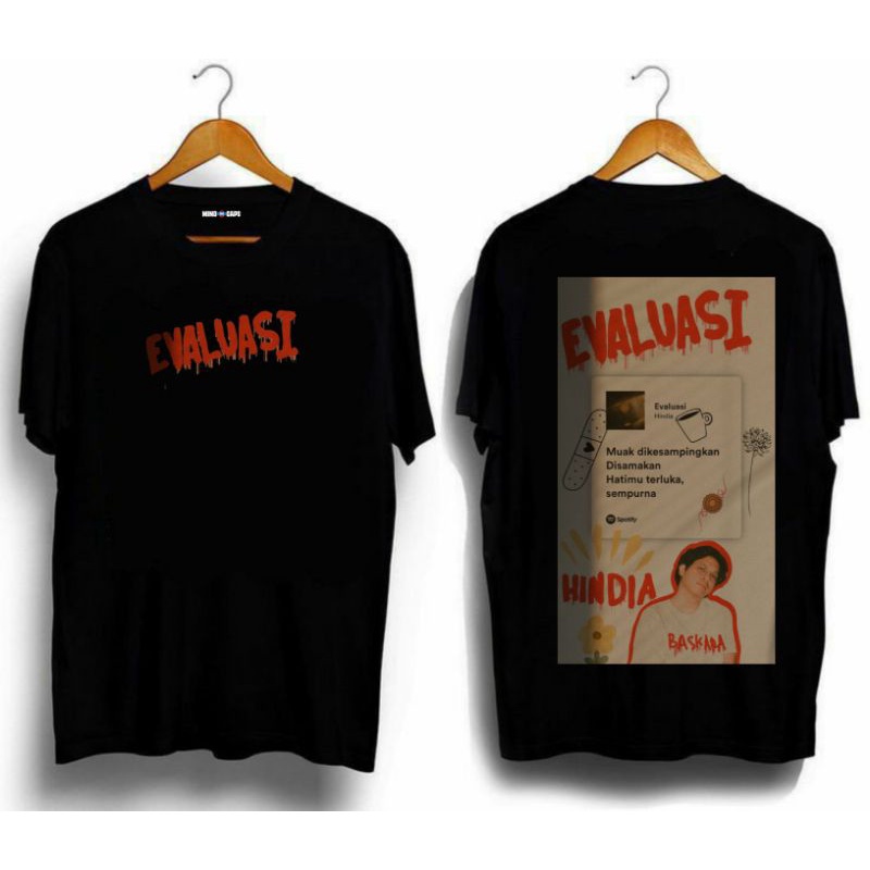 [Oversize] Kaos Pria Oversize T-shirt Best Seller KARUNG JANTAN "EVALUASI"