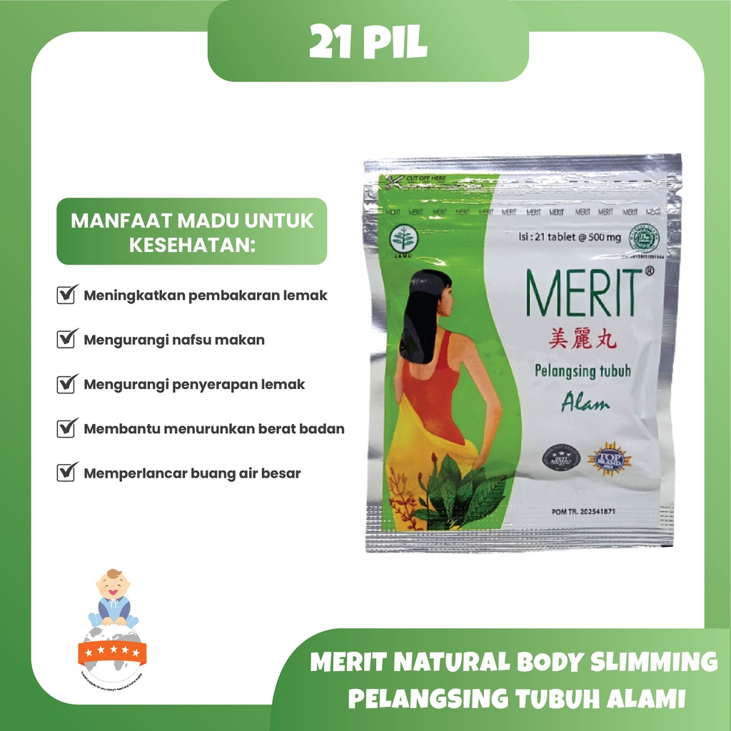 MERIT Natural Body Slimming Pelangsing Tubuh Alami