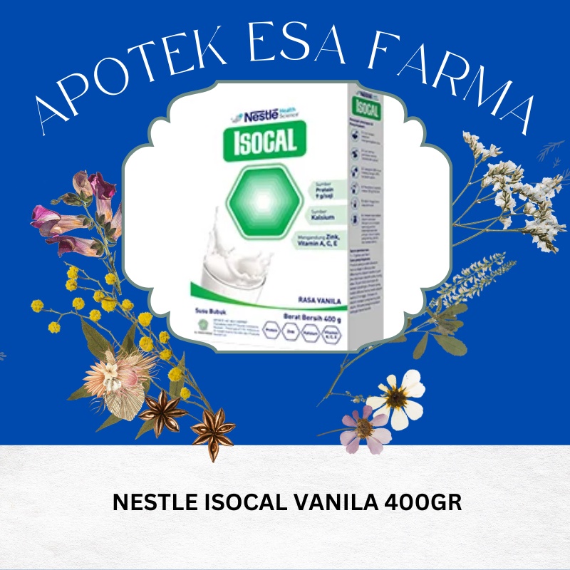 NESTLE ISOCAL Susu Bubuk Keluarga Vanila Kotak 400g