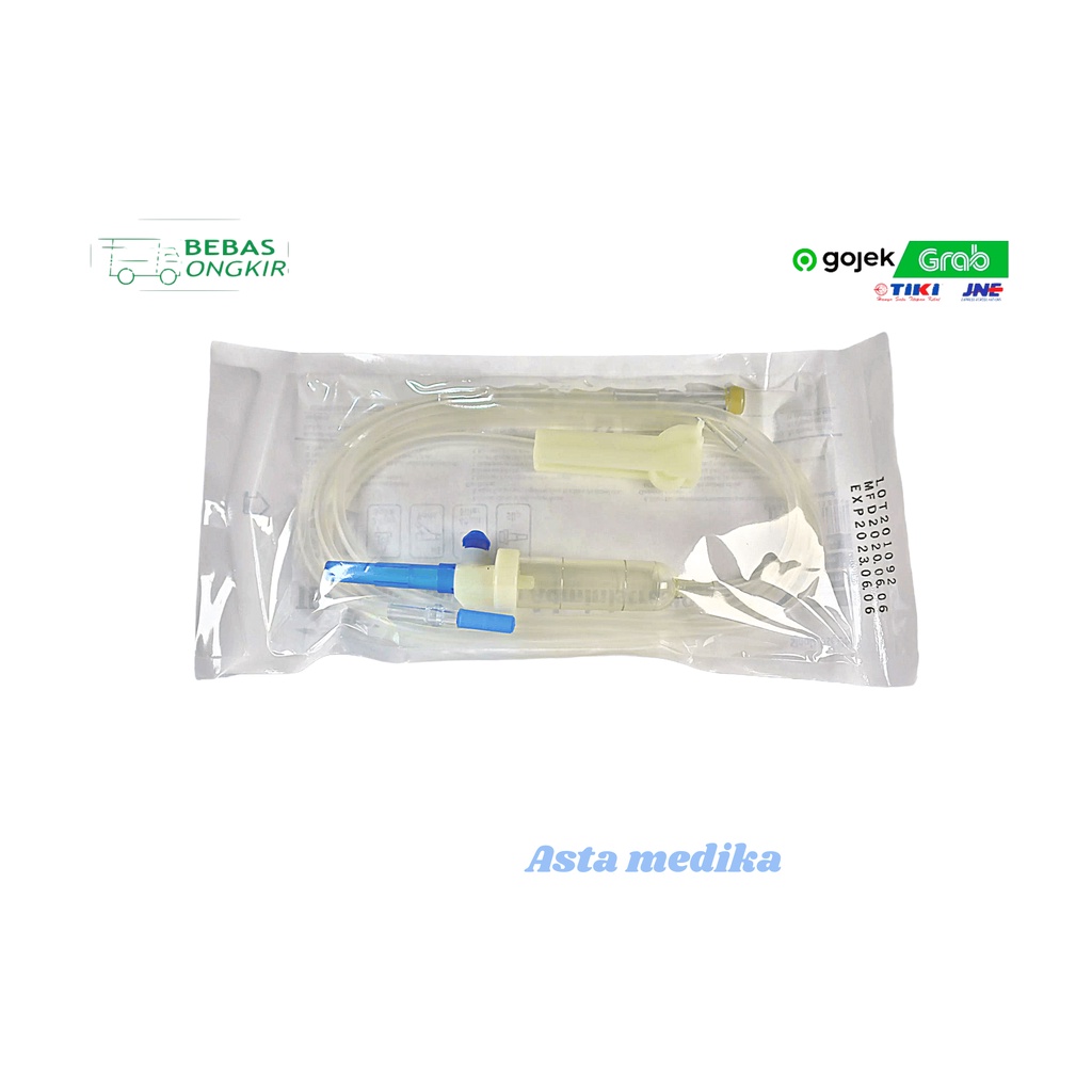 Infuset Dewasa Terumo TI*Q300WI Disposable Infusion Set Adult Y Tipe Terumo Infuset Adult TI*Q300WI  Infus Set Dewasa 20 Drops / Ml Y Site