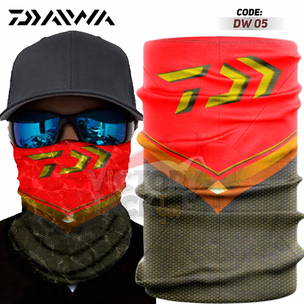 Daiwa Face Mask Windproof Uv Protection | Fishing Buff | Headwear